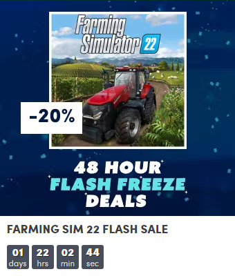 Buy Farming Simulator 22 from the Humble Store