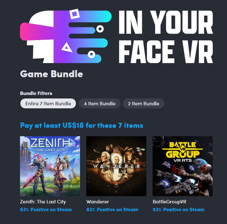Humble In Your Face VR Bundle